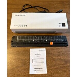 Beixtopopo SL266 White 260 A4 Hot And Cold Laminator With Paper Cutter